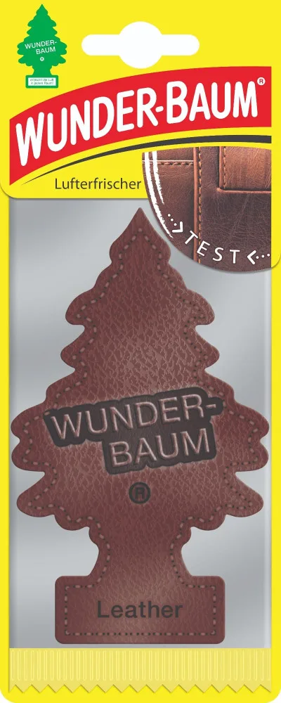 WUNDER-BAUM Leather – papírový stromeček