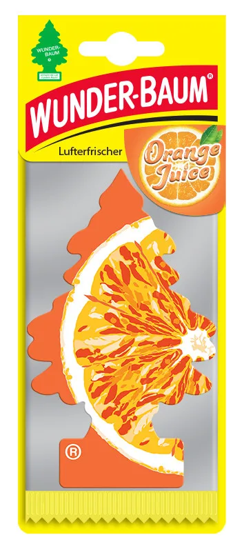 WUNDER-BAUM Orange Juice – papírový stromeček