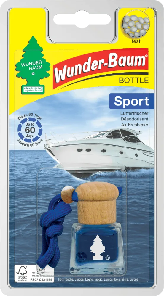 WUNDER-BAUM Sport – osvěžovač v lahvičce