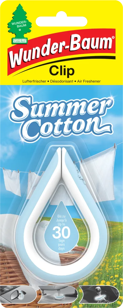 WUNDER-BAUM Clip Summer Cotton